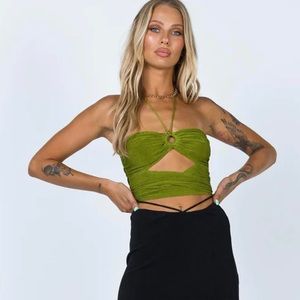 Loriella Ring Detail Crop Top